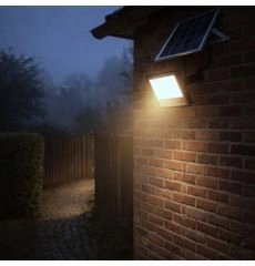 Emberlight solcelle projektør med fjernbetjening (2000 LM) - 