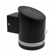 Duron Black solcelle sensorlampe -