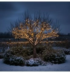 Aurora PRO solcelle lyskæde (200 LED, varm hvid) - 