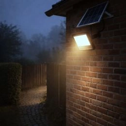 Emberlight solcelle projektør med fjernbetjening (2000 LM) - Solcelle spots